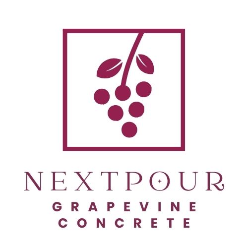 NextPour Grapevine Concrete Logo